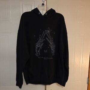 Edward Scissor Hands Black Crewneck Hoodie